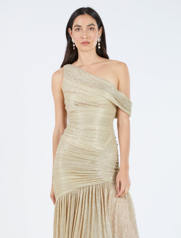 Bcbg Lillian Metallic Evening Dress - Image 3