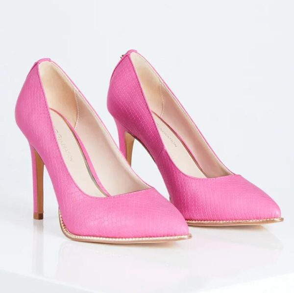 BCBG LINDY POINTED TOE PUMP - BUBBLEGUM