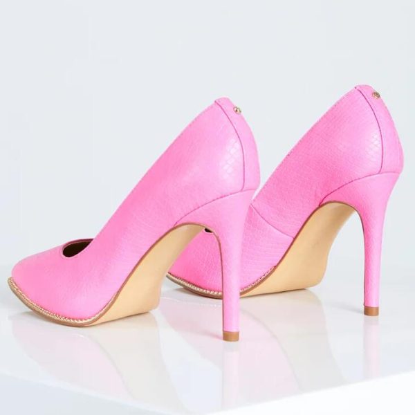 BCBG LINDY POINTED TOE PUMP - BUBBLEGUM - Image 2