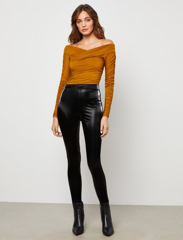 Bcbg Liquid Faux Leather Legging