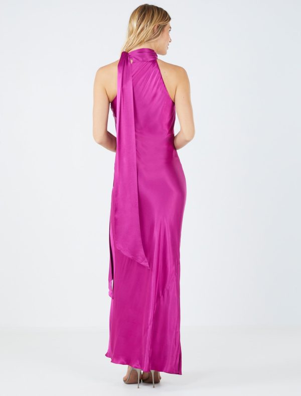 Bcbg Lisette Satin Evening Dress - Image 7