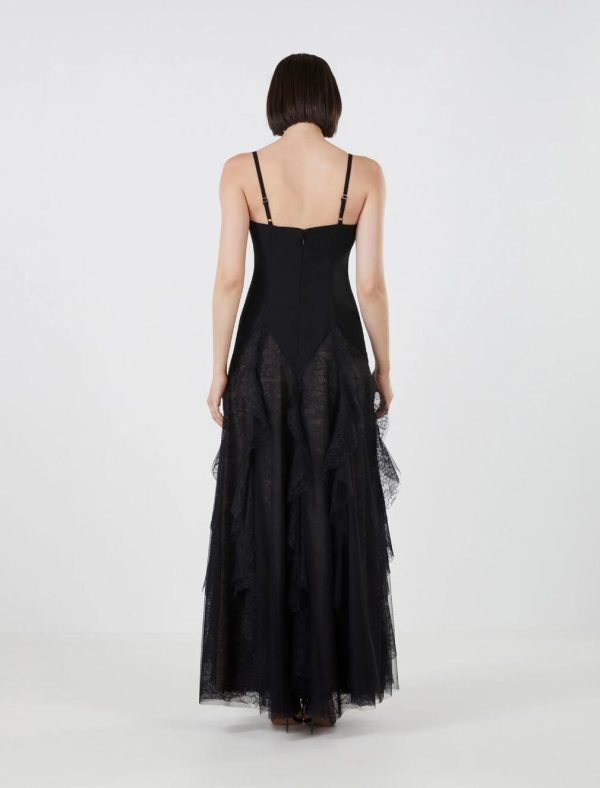 BCBG LORRAINE EVENING GOWN - BLACK - Image 3