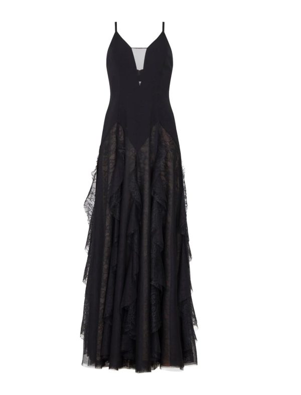 BCBG LORRAINE EVENING GOWN - BLACK - Image 5