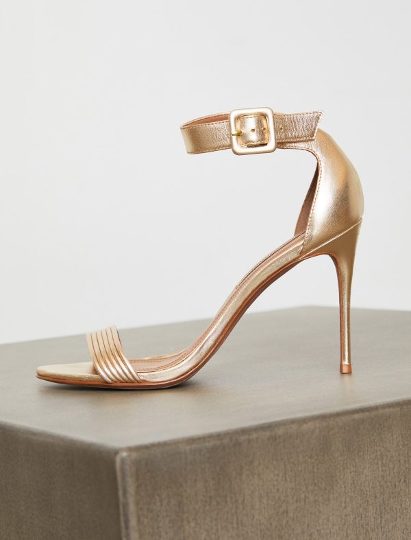 Bcbg Lucy Metallic Sandal Heel - Image 3