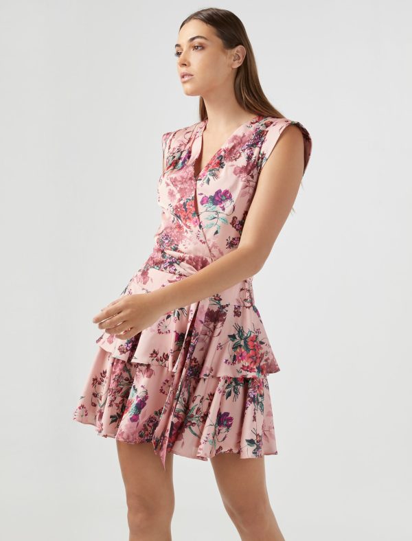 Bcbg Luna Ruffled Skirt Dress - Image 2