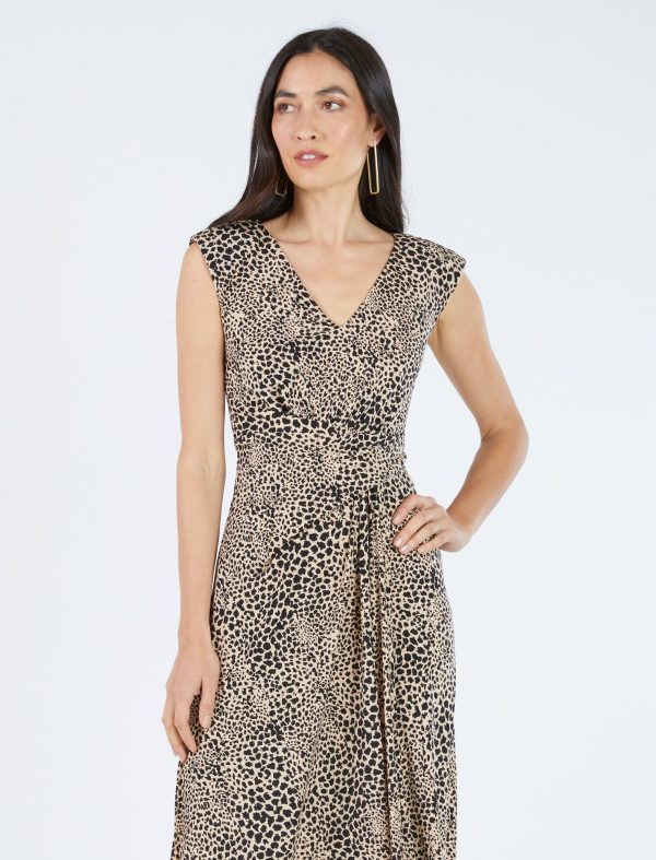 Bcbg Lyla Wrap Front Midi Dress - Image 2