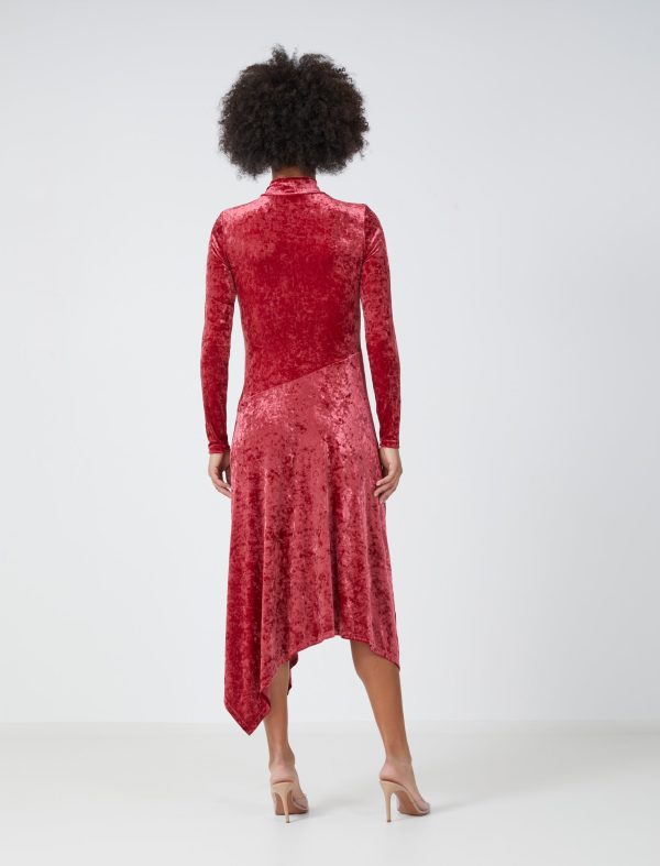 Bcbg Maeve Velvet Midi Dress - Image 5