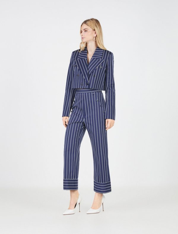 BCBG MARGET PANTS - SAILOR PINSTRIPE - Image 2