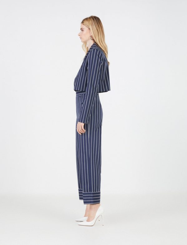 BCBG MARGET PANTS - SAILOR PINSTRIPE - Image 3