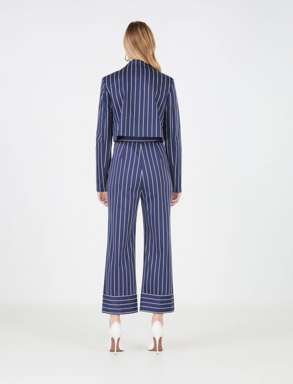 BCBG MARGET PANTS - SAILOR PINSTRIPE - Image 4