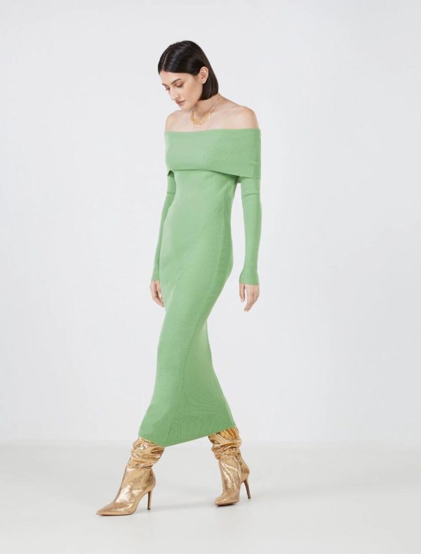 BCBG ARTURO OFF-THE-SHOULDER SWEATER DRESS - PEAPOD - Image 3