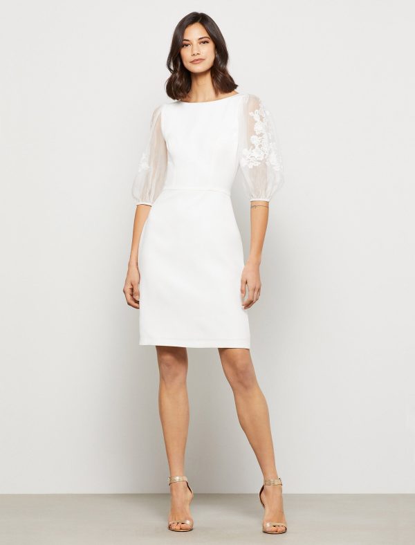 Bcbg Mila Lace Sleeve Dress