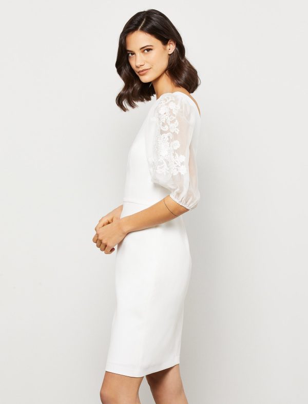 Bcbg Mila Lace Sleeve Dress - Image 6