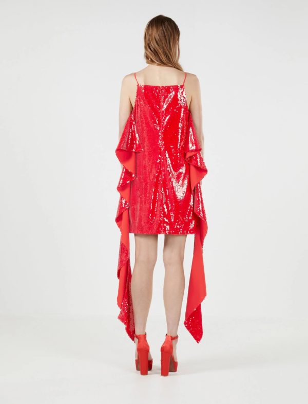 BCBG MILANA SEQUIN MINI DRESS - RUBICONDO - Image 4